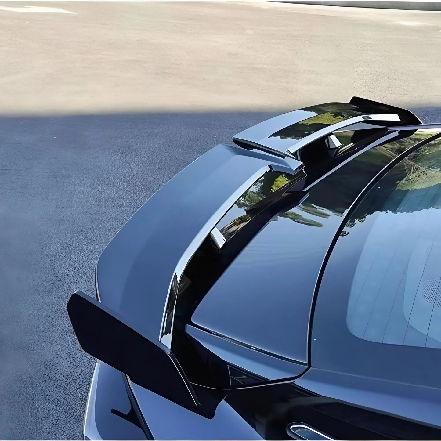 For Mazda RX-8 RX 8 RX8 2003-2012 Car Tail Trunk Spoiler Glossy Black ABS Rear Wing Lip Sport Style Aerodynamic Design Easy Installation