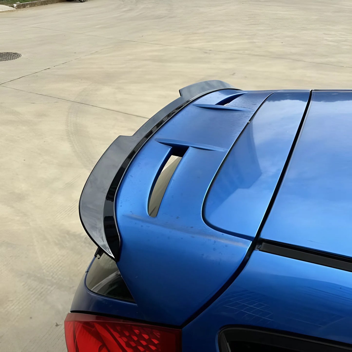 For Ford Fiesta ST 2008-2014 Rear Spoiler Glossy Black ABS Rear Wing Sport Style Aerodynamic Design Easy Installation