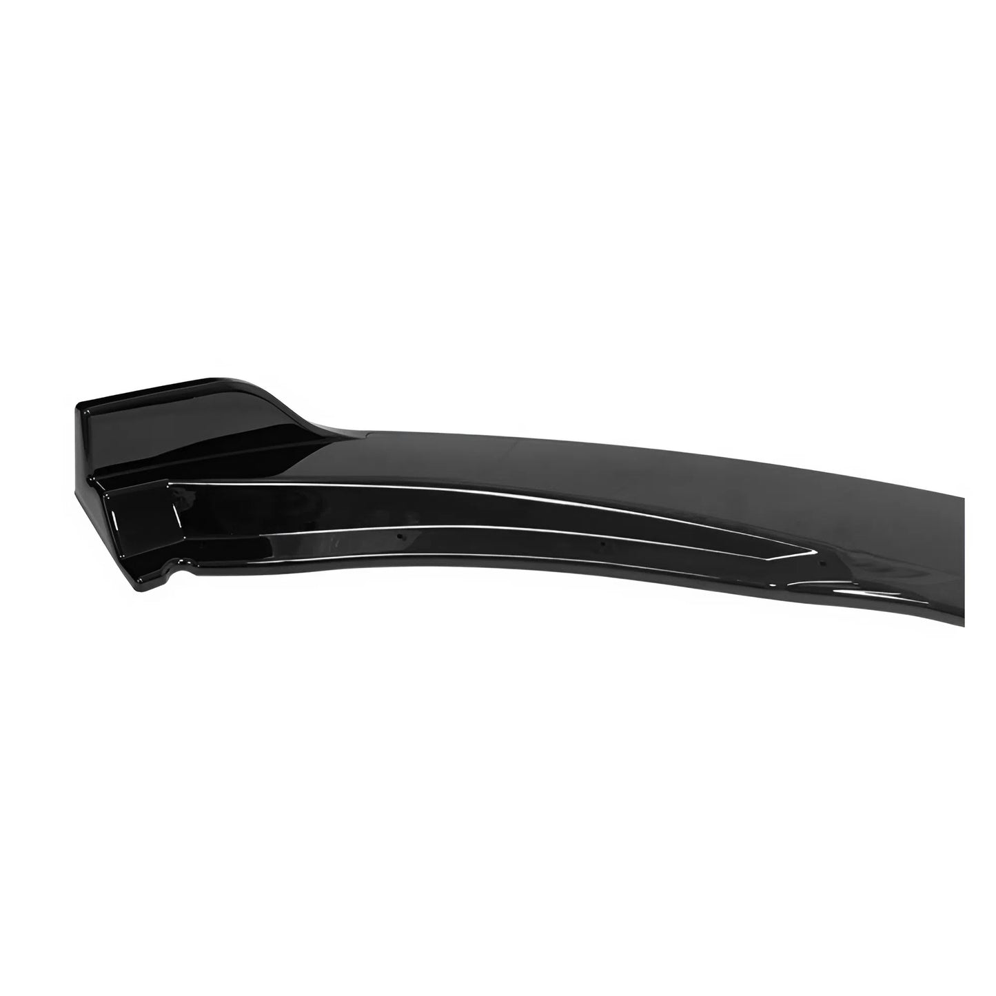 For Skoda Octavia Front Lip 3 Sections 2014-2018 Glossy Black ABS Front Bumper Splitter Sport Style Aerodynamic Design Easy Installation