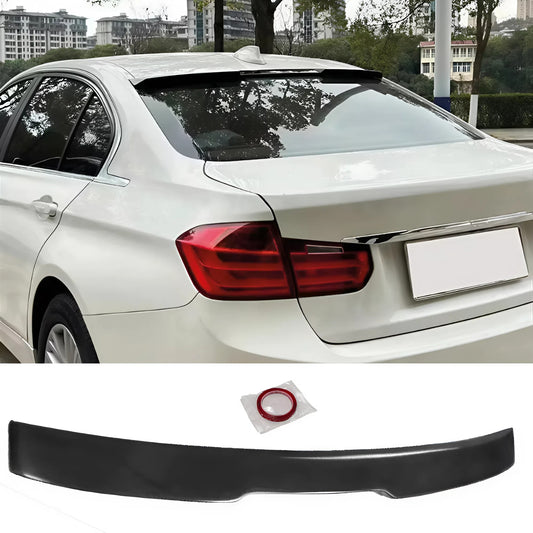 For BMW 3 Series F30 F35 F80 2012-2018 320i 325i 328i 335i 340i M4 Style Roof Wing Spoiler Gloss Piano Black ABS Plastic