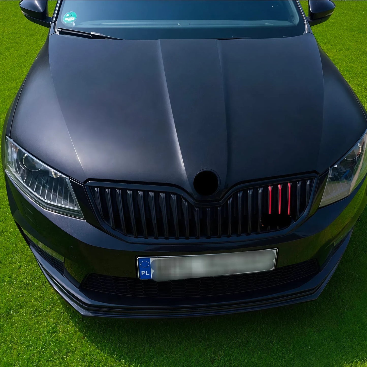 For Skoda Octavia III RS 2013-2016 Front Bumper Lip 1 pcs Durable Lightweight Exterior Upgrade Easy Installation