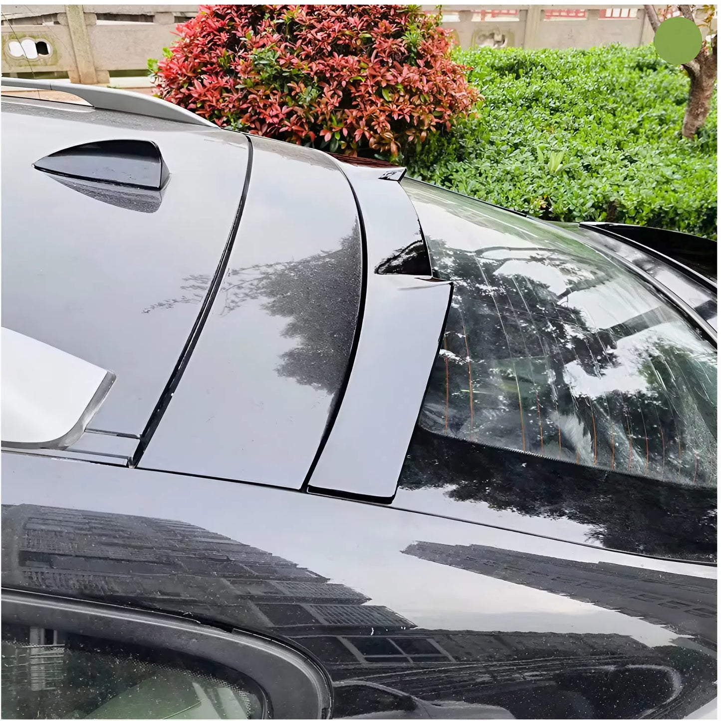 For BMW X6/X6M E71 Roof Spoiler 2008-2015 Piano Glossy Black ABS Plastic