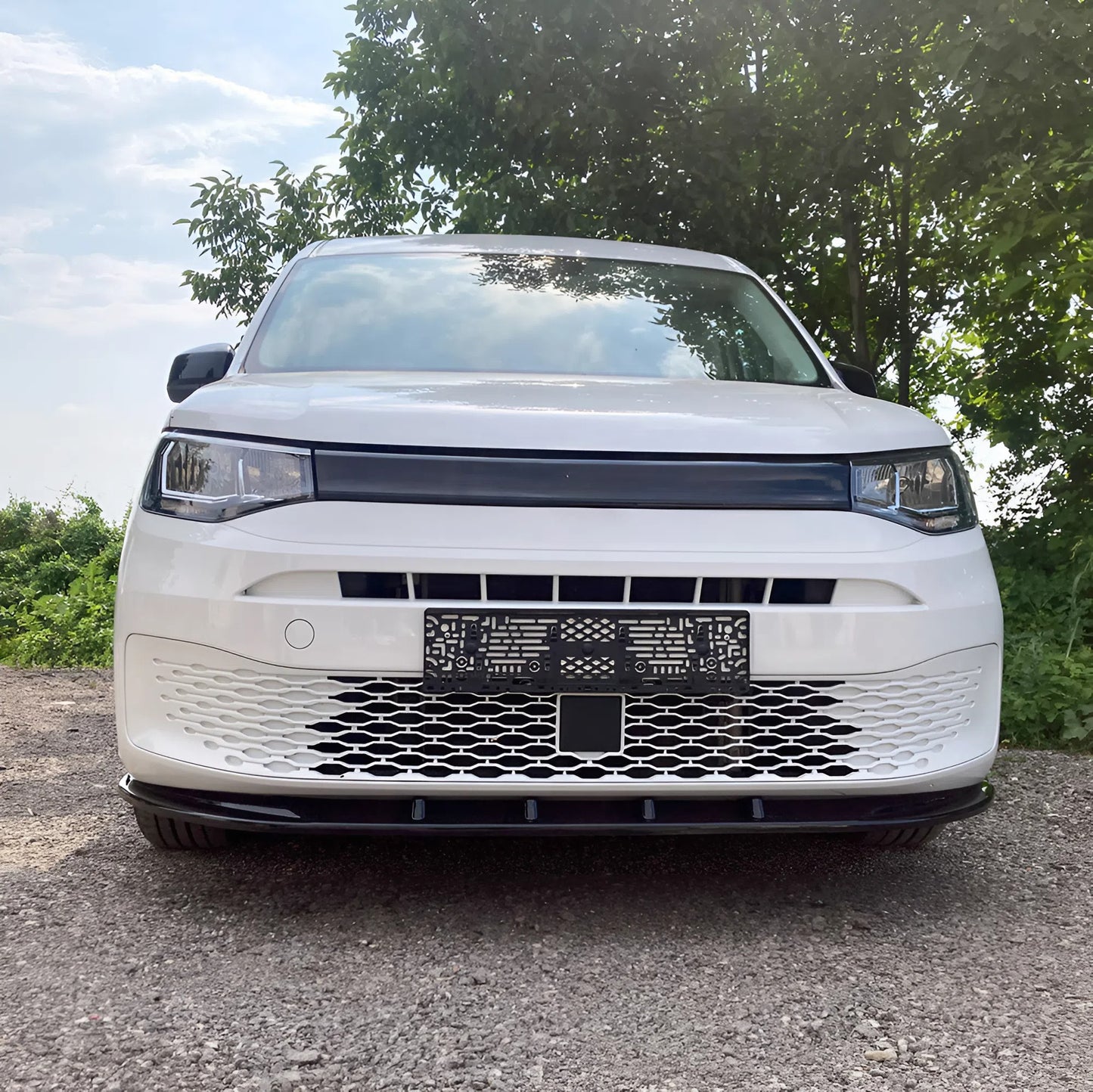 Compatible With VW Caddy MK5 2021+ Front Splitter Version 2 With ABE TÜV ONE-WAY