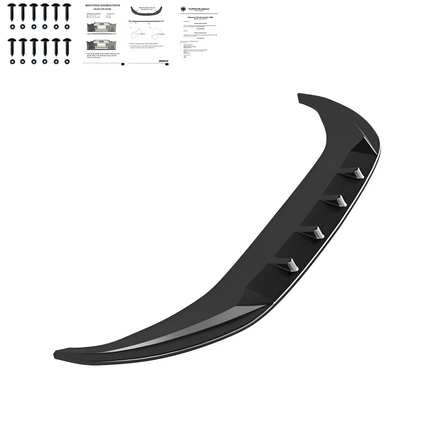 Compatible With VW Caddy MK5 2021+ Front Splitter Version 2 With ABE TÜV ONE-WAY