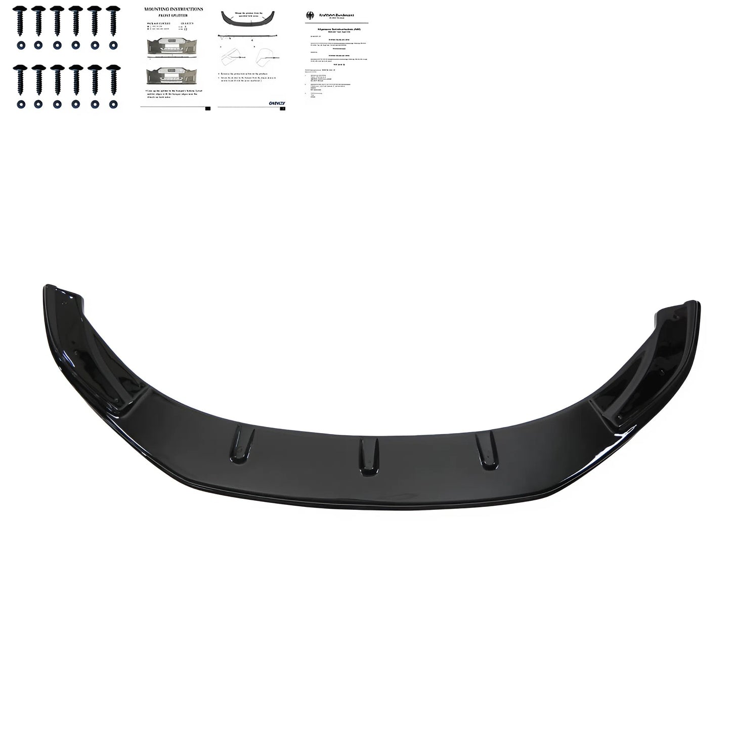 Compatible With VW Caddy MK4 2015-2021 Front Splitter With ABE TÜV ONE-WAY