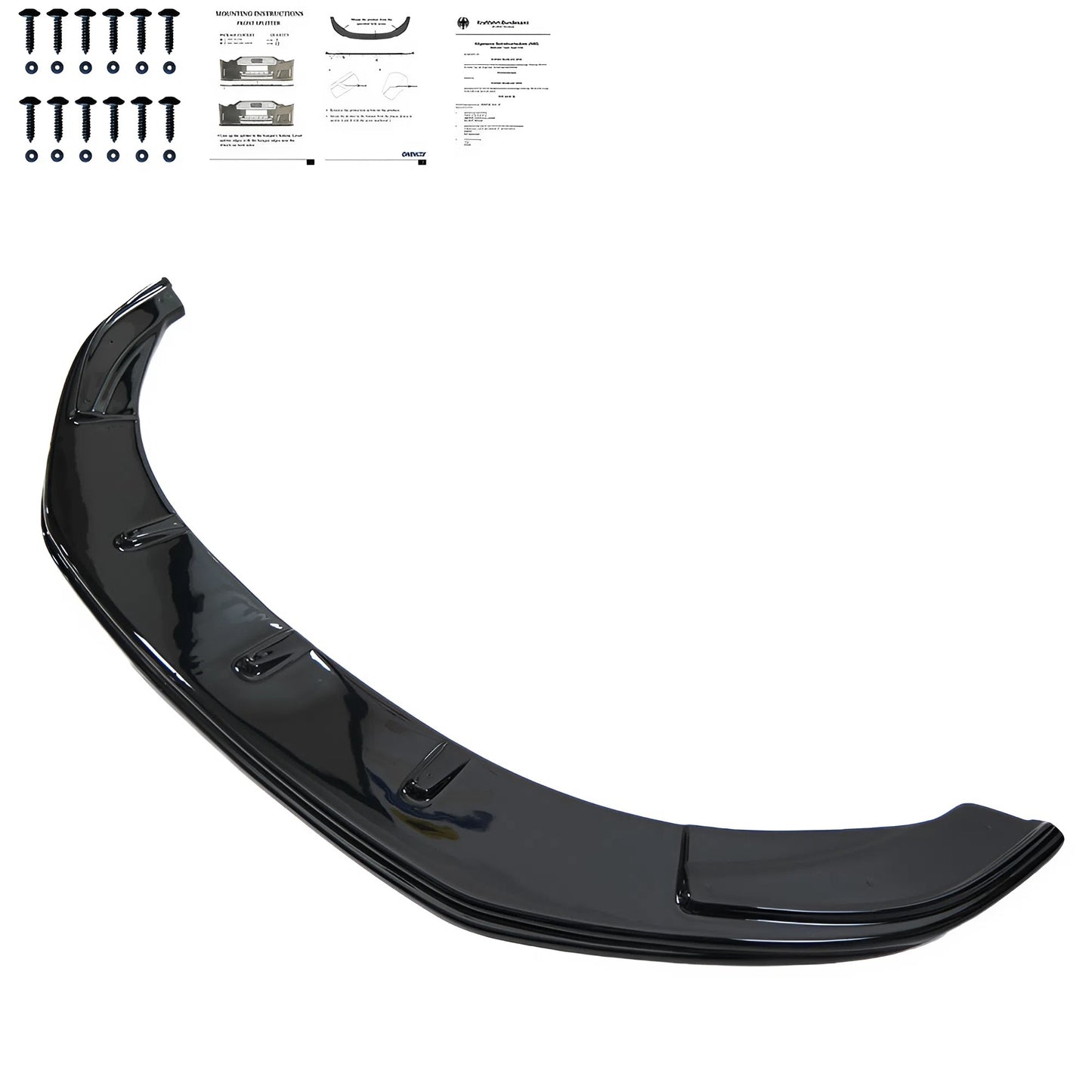 Compatible With VW Caddy MK4 2015-2021 Front Splitter With ABE TÜV ONE-WAY