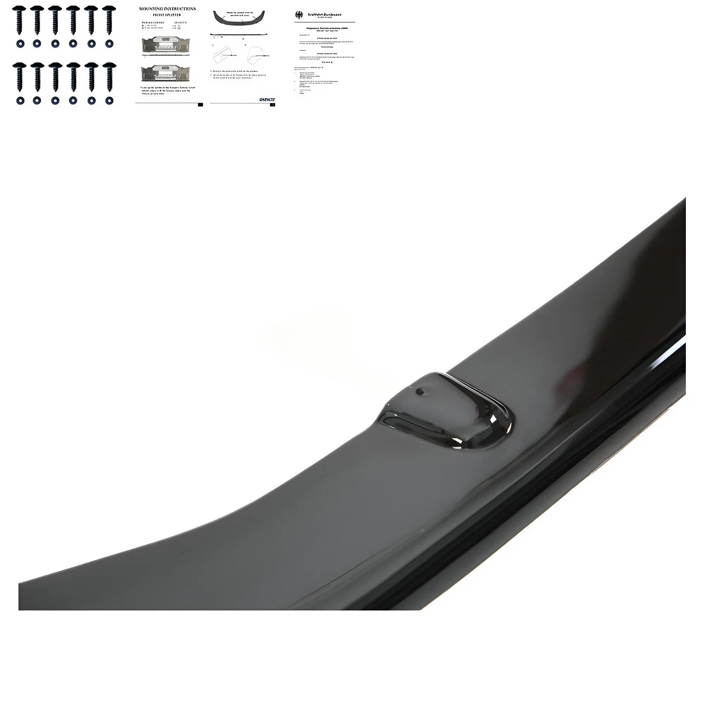 Compatible With VW Transporter T6 Sportline 2015-2019 Front Splitter With ABE TÜV ONE-WAY