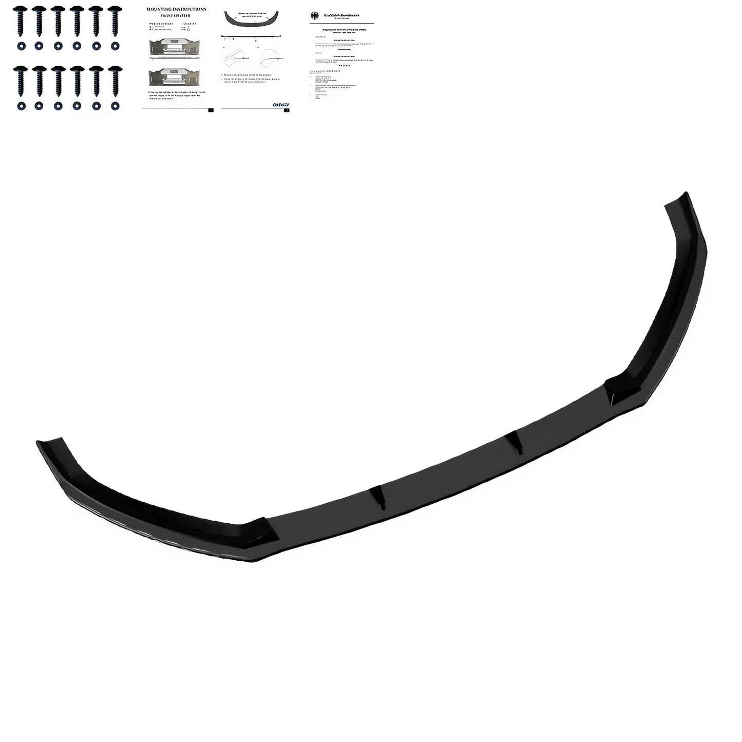 Compatible With AUDI S3 Sedan 8V Facelift 2016-2019 Front Splitter With ABE TÜV ONE-WAY