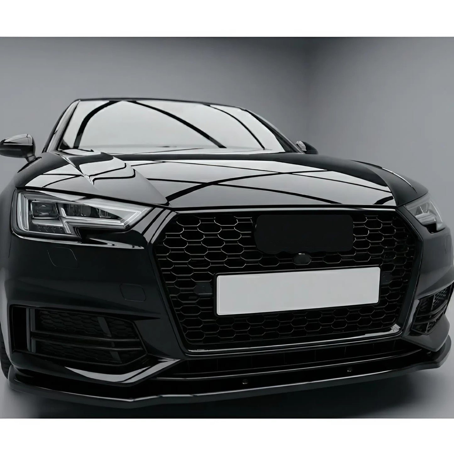 Compatible With AUD A4 S-Line B9 2016-2019 Front Splitter / AUD S4 B9 2015-2019 Front Splitter With ABE TÜV ONE-WAY