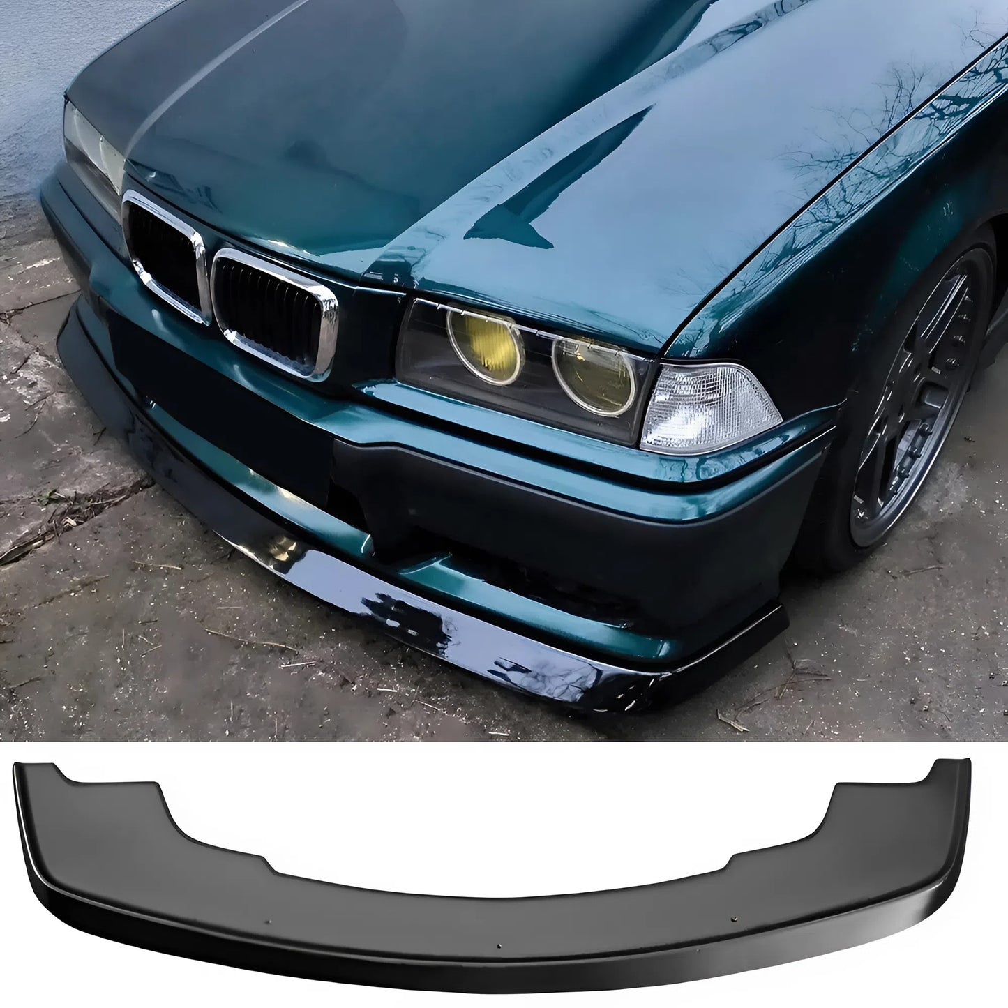 Compatible With BMW M3 E36 1990-2000 Front Splitter With ABE TÜV ONE-WAY