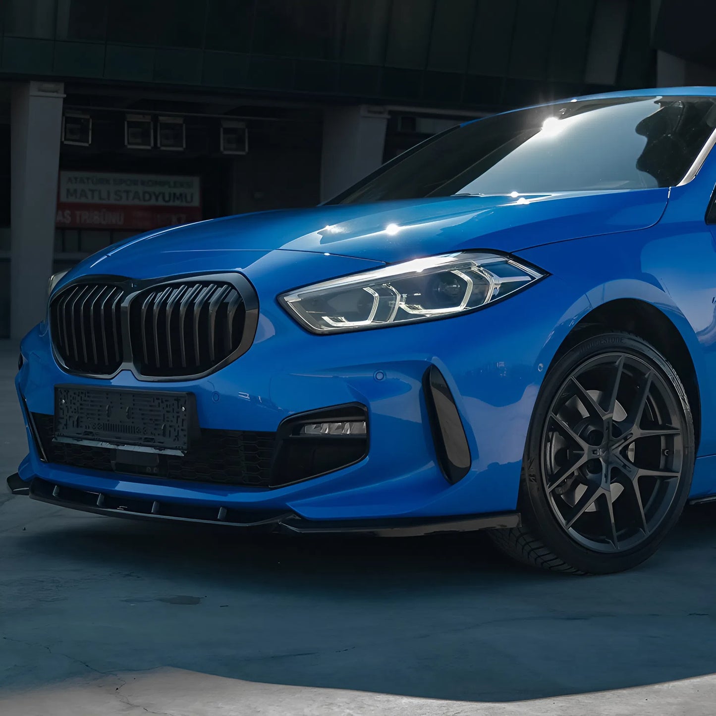 Compatible With BMW 1 Series F40 M-Pack / M135i 2019-2024 Front Splitter With ABE TÜV ONE-WAY