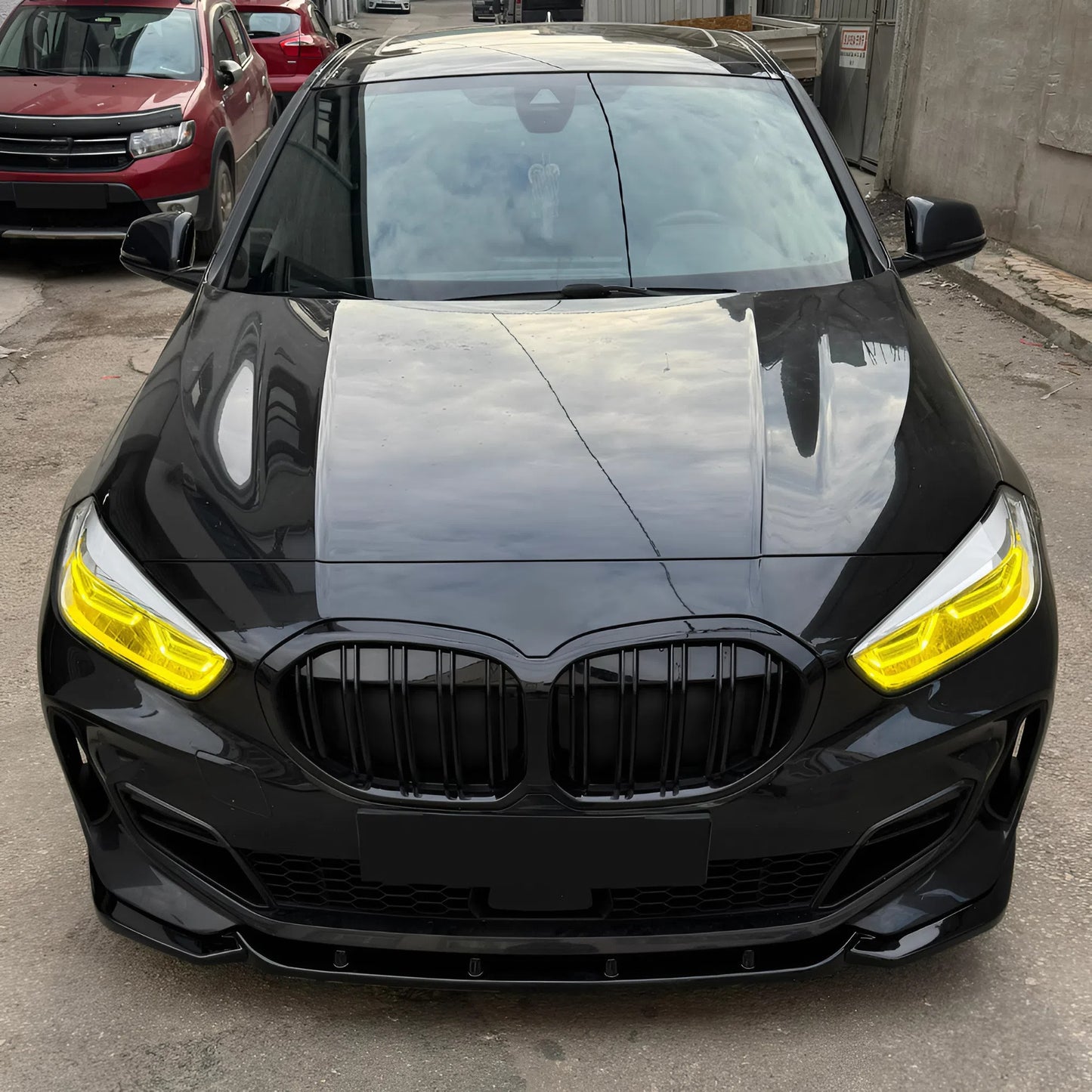 Compatible With BMW 1 Series F40 M-Pack / M135i 2019-2024 Front Splitter With ABE TÜV ONE-WAY
