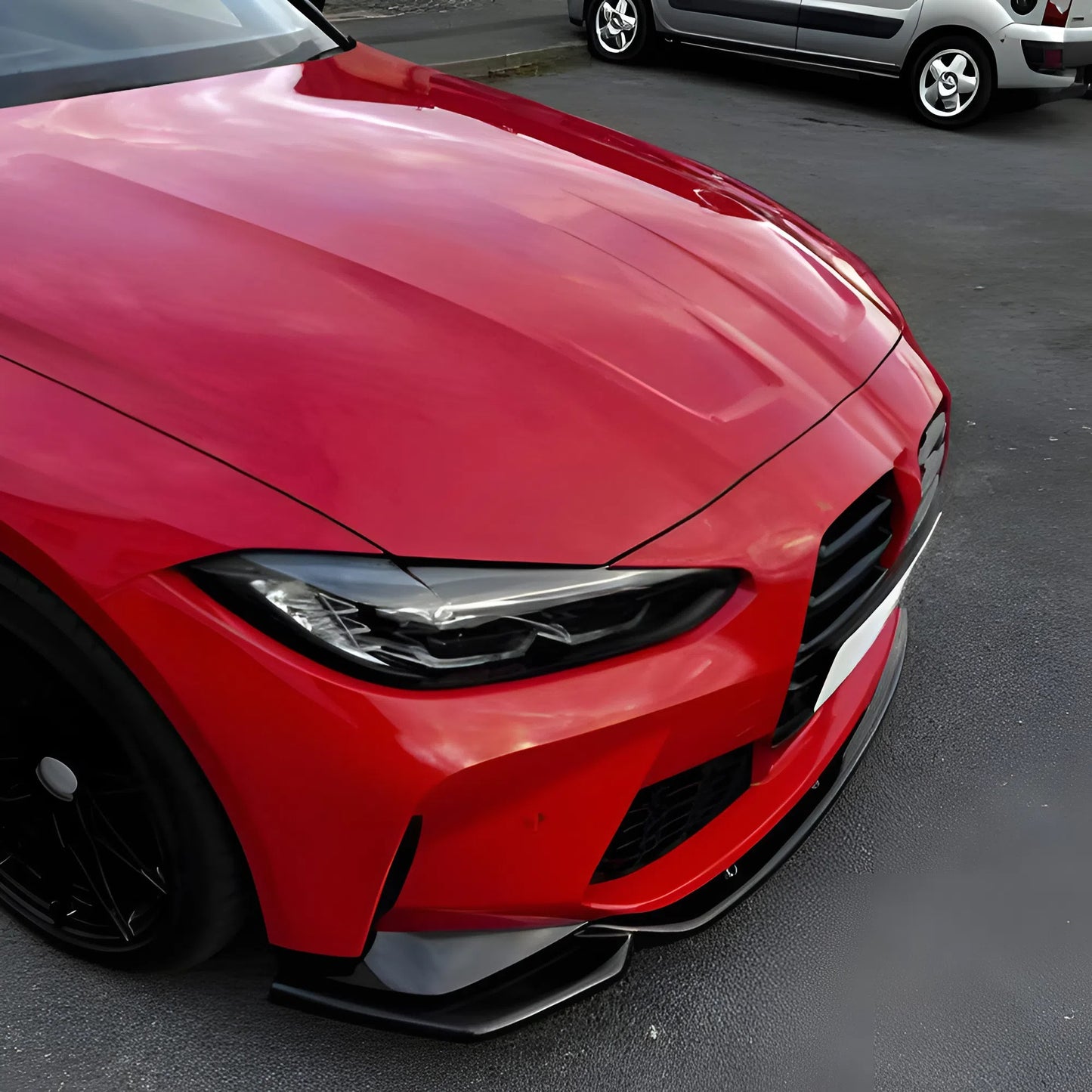 Compatible With BMW M4 G82 2021+ Front Splitter / BW M3 G80 2021+ Front Splitter With ABE TÜV ONE-WAY