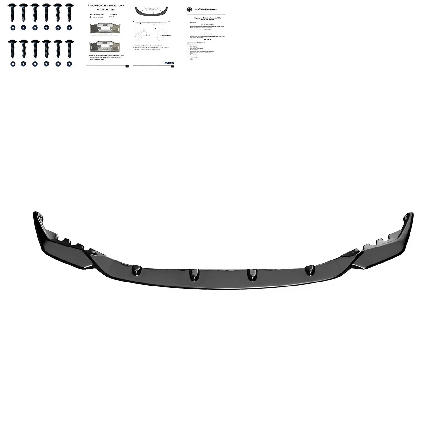 Compatible With BMW M4 G82 2021+ Front Splitter / BW M3 G80 2021+ Front Splitter With ABE TÜV ONE-WAY