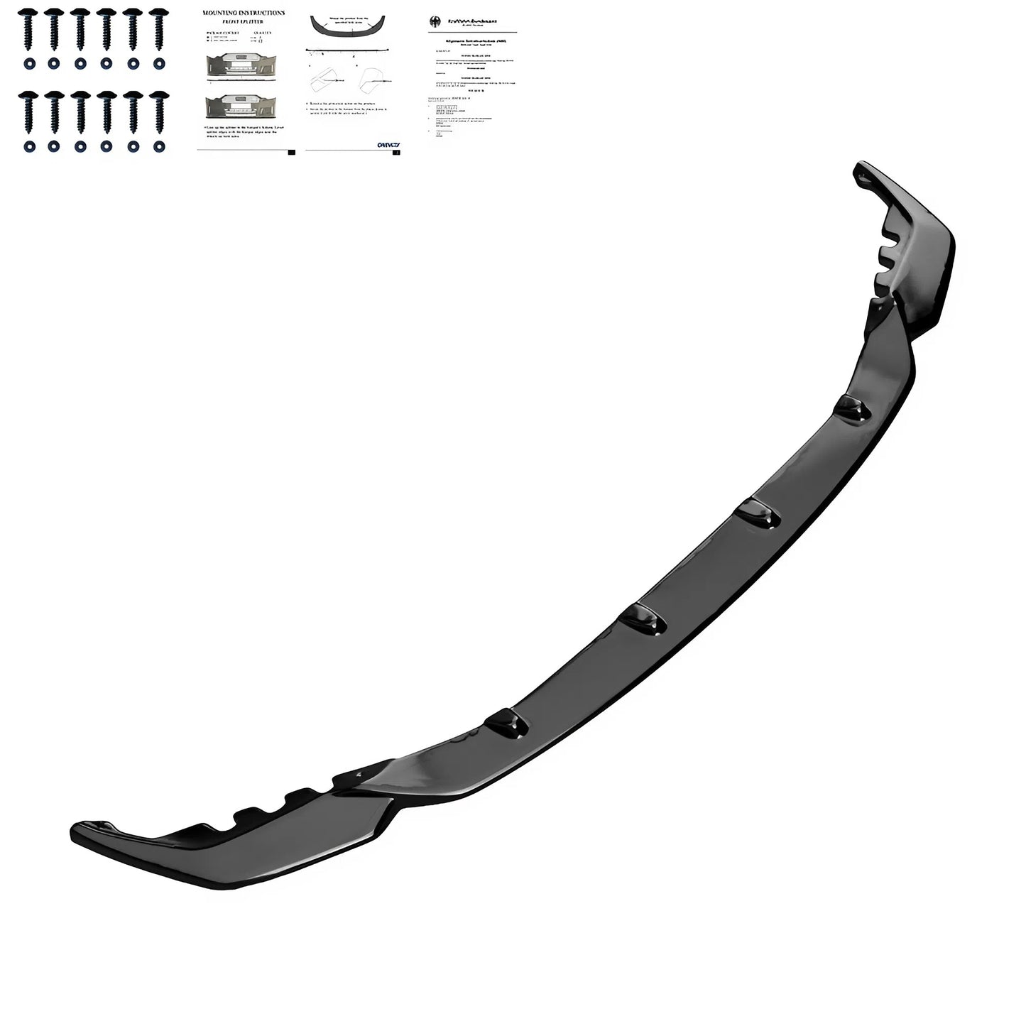 Compatible With BMW M4 G82 2021+ Front Splitter / BW M3 G80 2021+ Front Splitter With ABE TÜV ONE-WAY