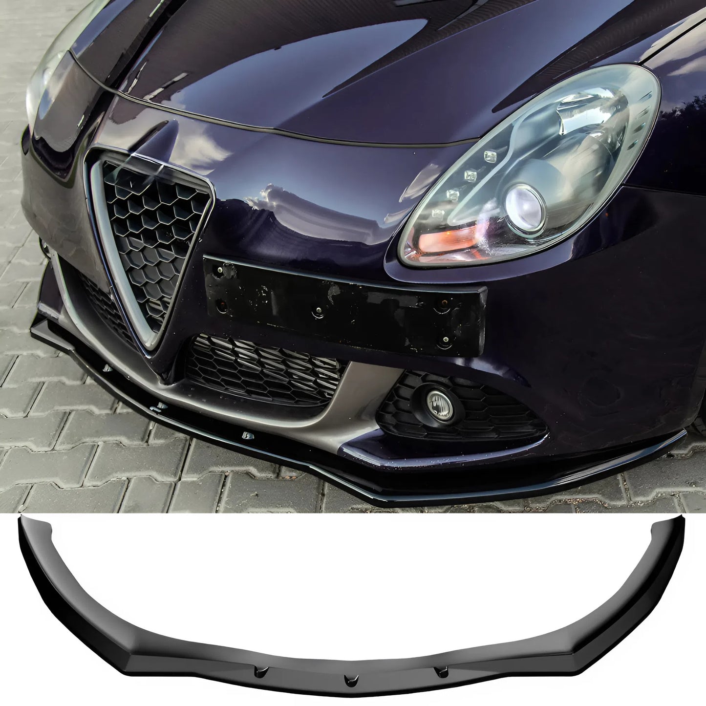 Compatible With ALFA ROME Giulietta 2010-2020 Front Splitter ONE-WAY