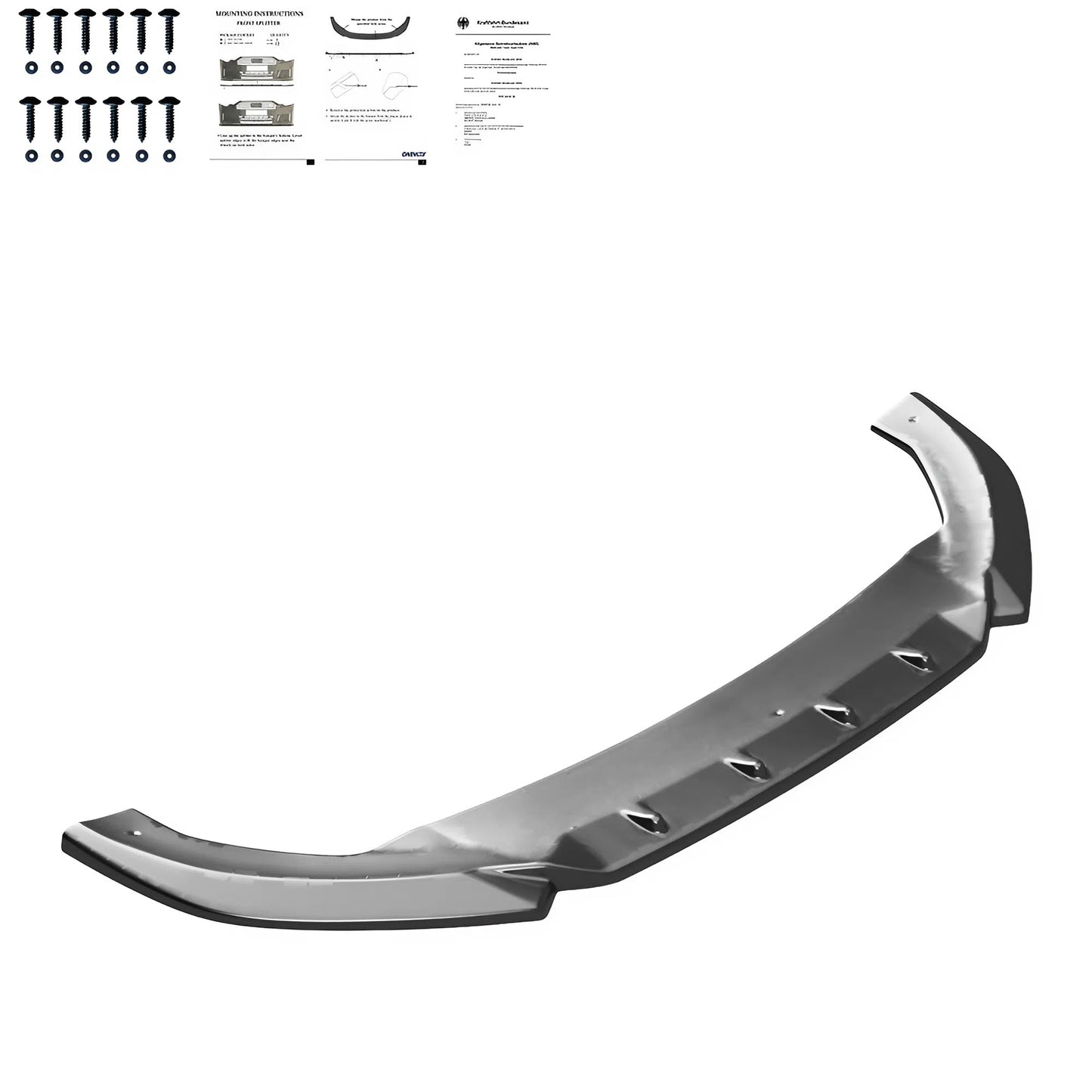 Compatible With CUPRA Leon MK1 2020-2024 Front Splitter With ABE TÜV ONE-WAY