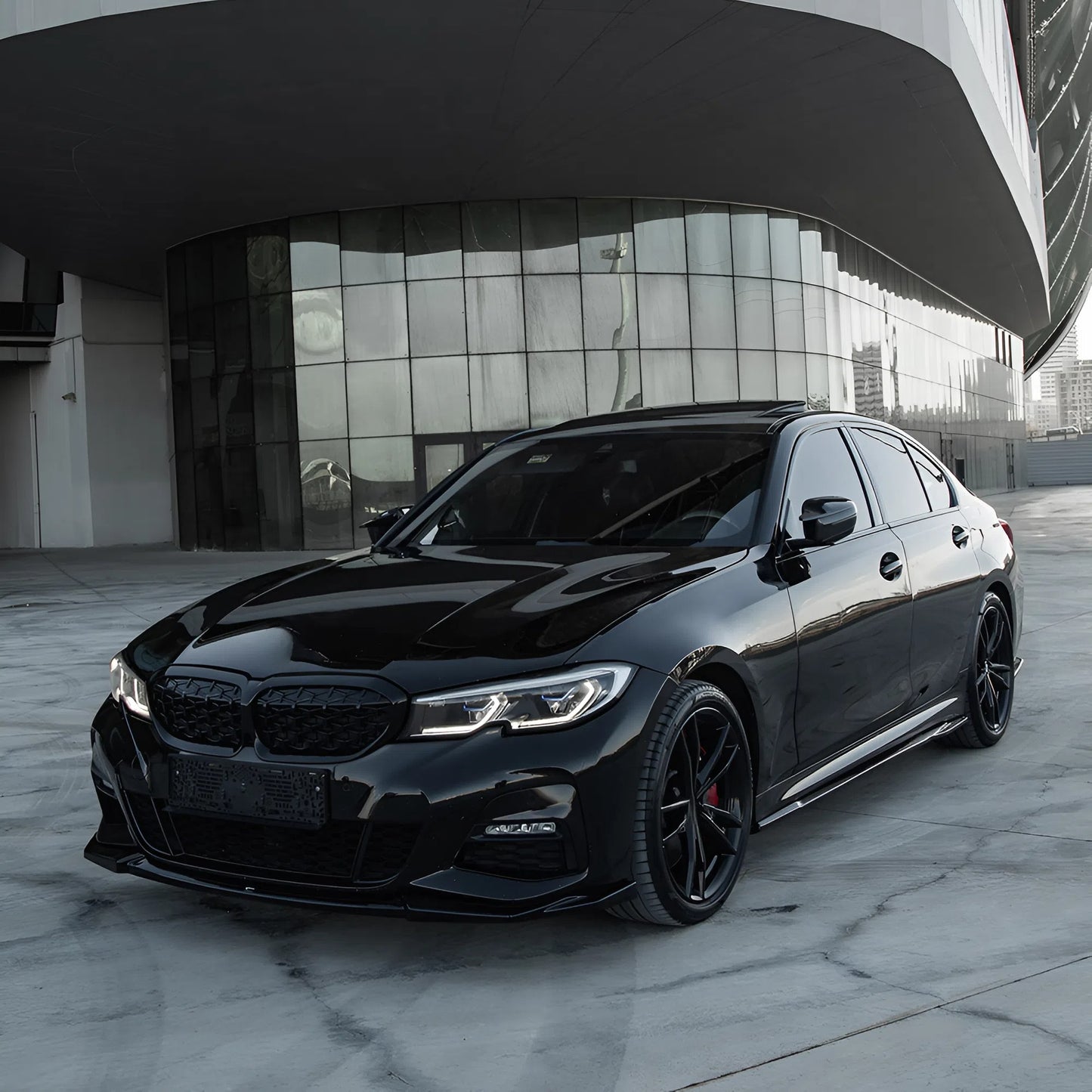 Compatible With BMW 3 Series G20/G21 M-Pack 2018-2022 Front Splitter With ABE TÜV ONE-WAY