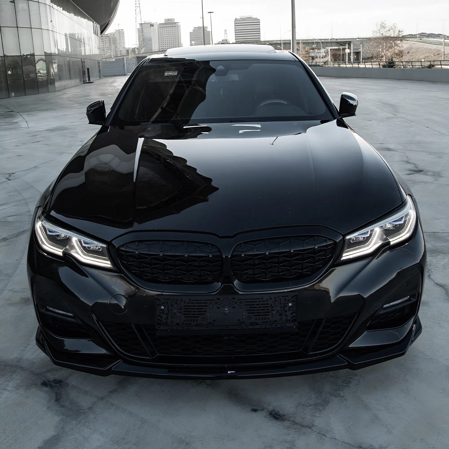 Compatible With BMW 3 Series G20/G21 M-Pack 2018-2022 Front Splitter With ABE TÜV ONE-WAY
