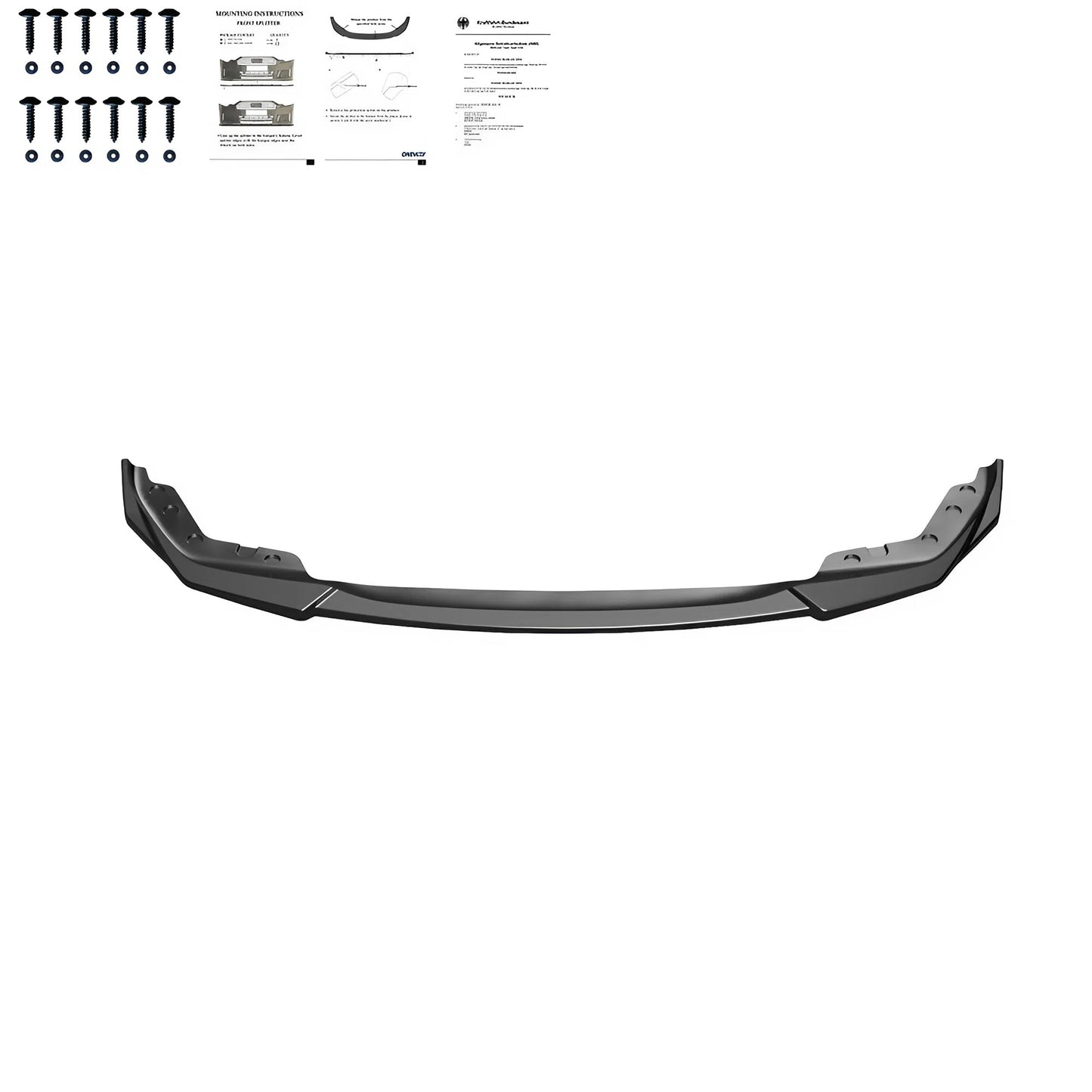 Compatible With BMW 3 Series G20/G21 M-Pack 2018-2022 Front Splitter With ABE TÜV ONE-WAY