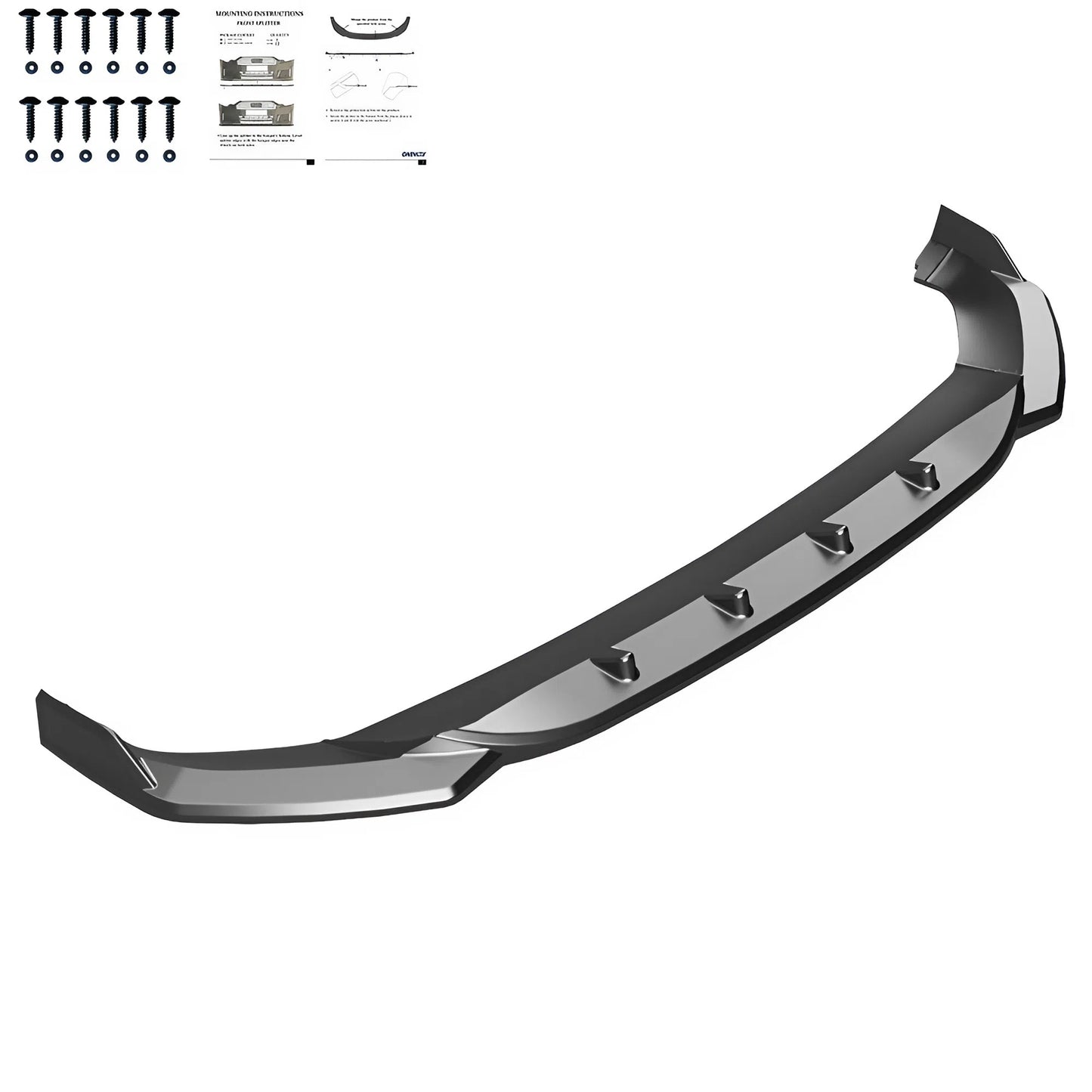 Compatible With AUDI SQ5 / Q5 S-Line ( SUV / Sportback ) Mk2 Facelift 2020-2024 Front Splitter ONE-WAY
