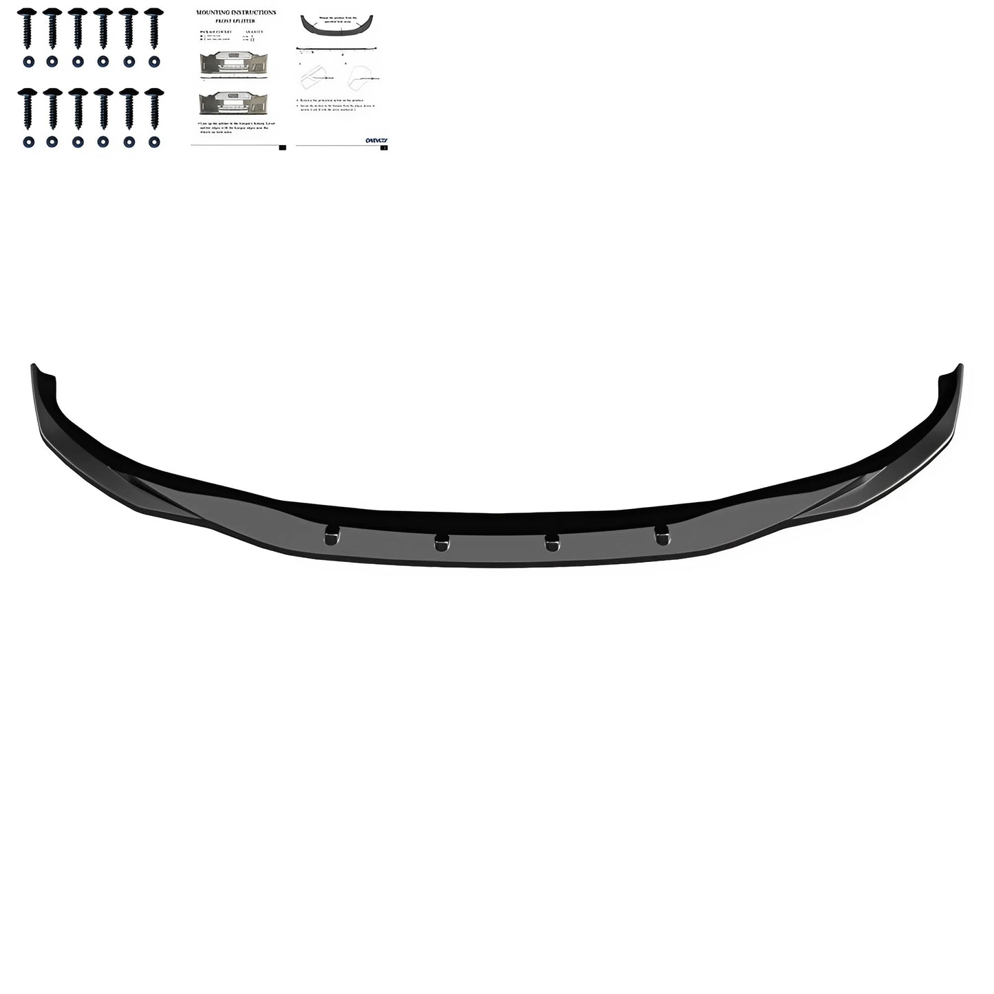 Compatible With BMW 4 Series G26 Grand Coupe M-Pack / BMW M440i G26 Grand Coupe 2021+ / BMW i4 G26 M-Pack 2021+ Front Splitter ONE-WAY