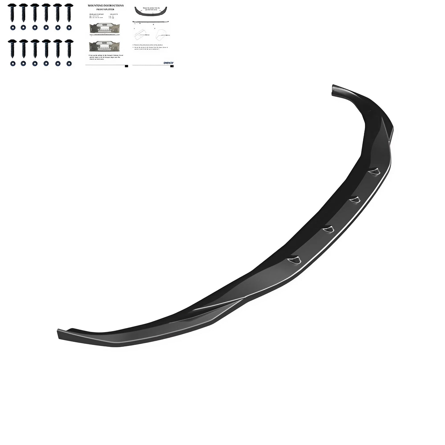 Compatible With BMW 4 Series G26 Grand Coupe M-Pack / BMW M440i G26 Grand Coupe 2021+ / BMW i4 G26 M-Pack 2021+ Front Splitter ONE-WAY