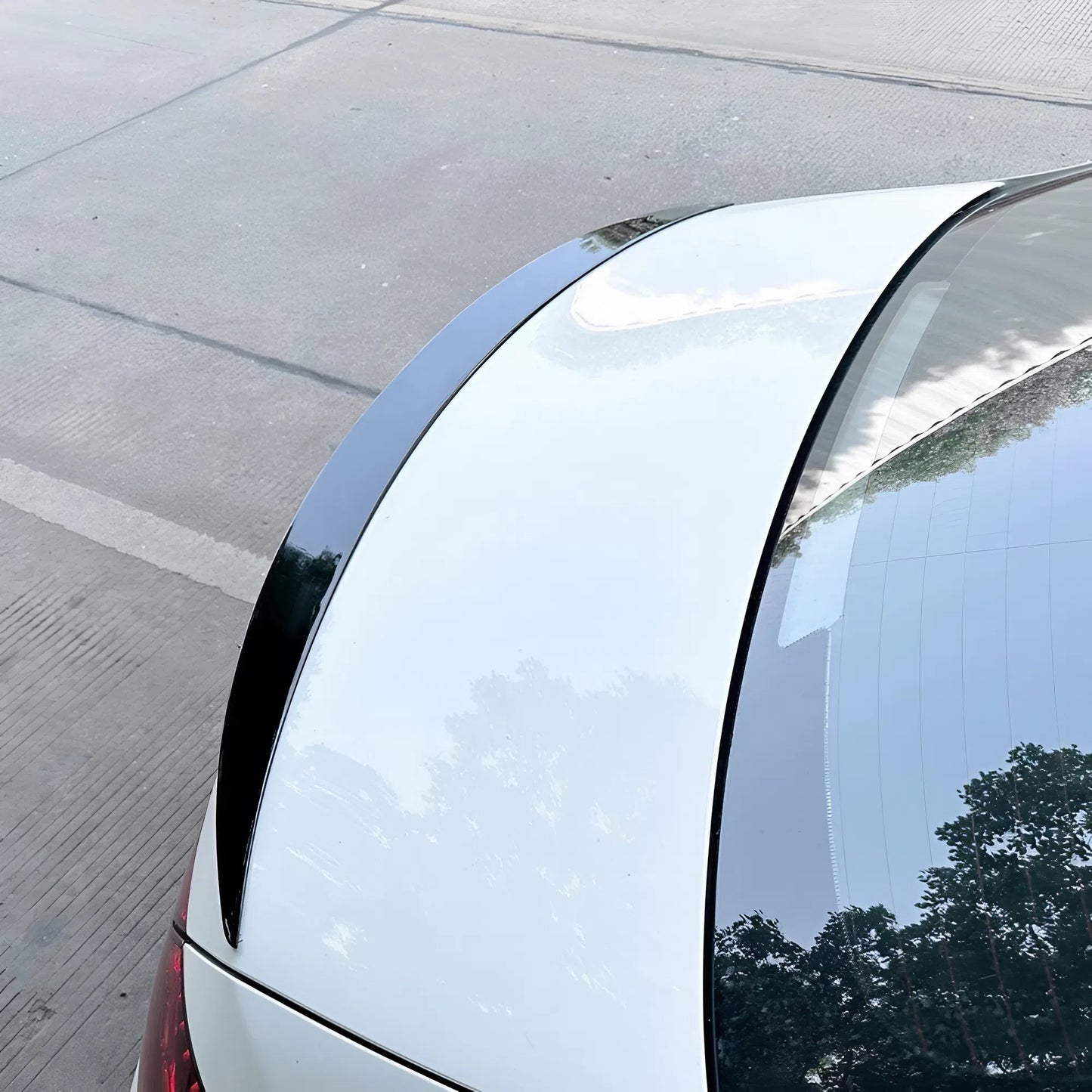 For BenZ W206 AMG Style Rear Spoiler 2022+ Piano Glossy Black ABS Plastic Sporty Aerodynamic Trunk Wing Exterior Accessory
