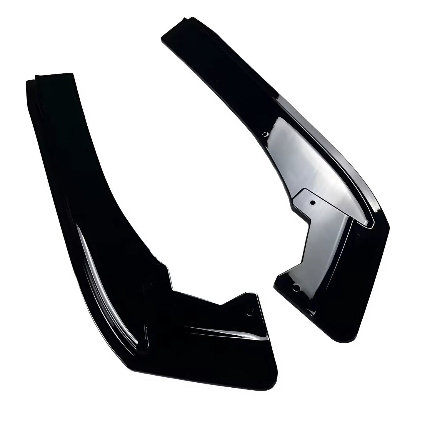 For BMW 3 Series F30 F31 M Sport 2012-2018 Rear Bumper Splitter Piano Glossy Black ABS Plastic Rear Diffuser Lip Trim
