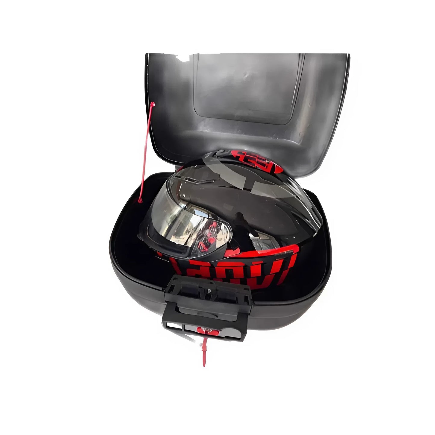 Motorcycle Bag 33 Liters Red Reflective Waterproof Storage Travel Luggage Tail Seat Ba