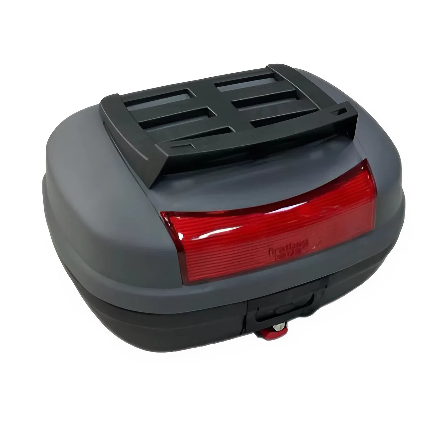 Motorcycle Bag 48 Liters Red Reflective Waterproof Storage Gray Color Travel Luggage Tail Seat Bag Large Capacity