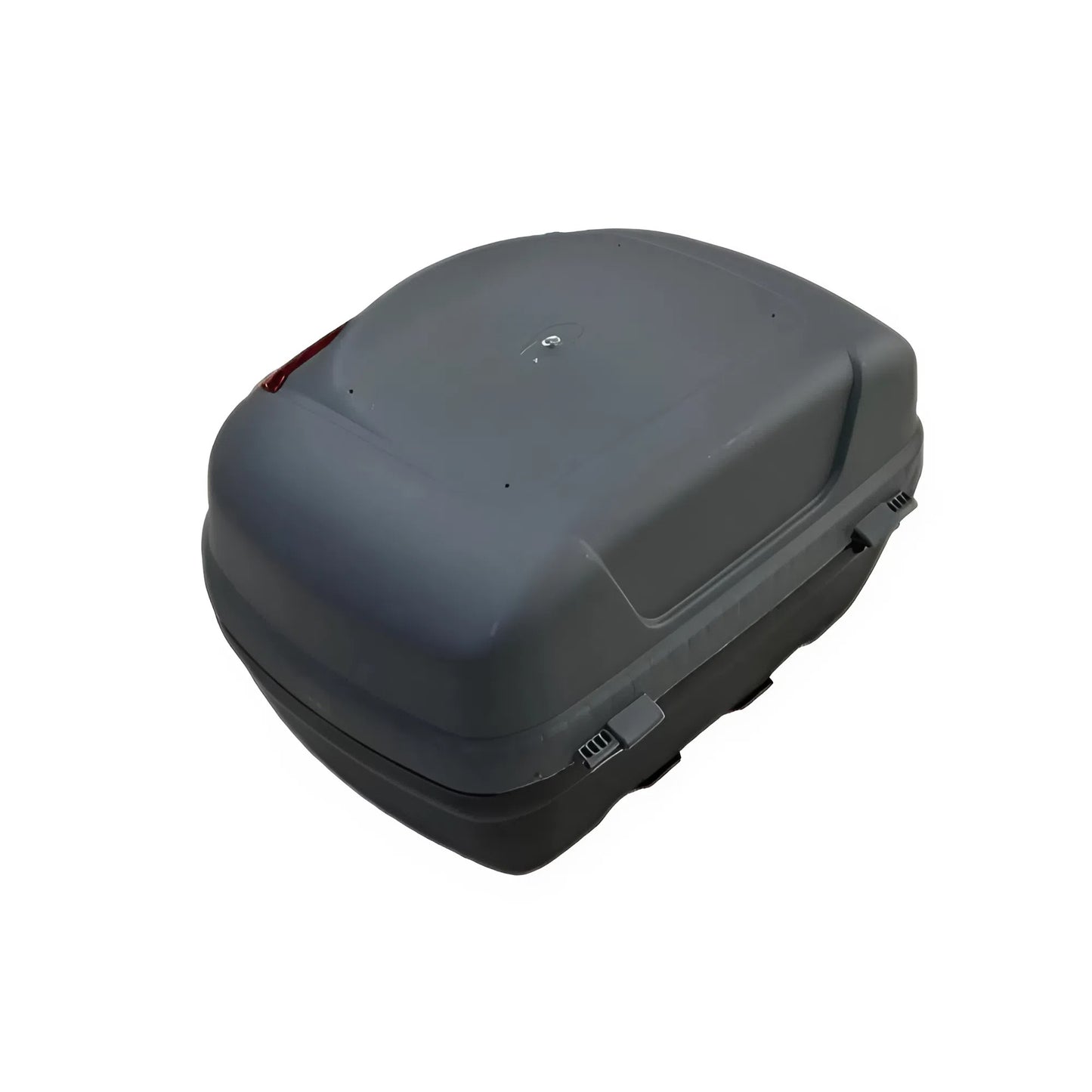 Motorcycle Bag 48 Liters Red Reflective Waterproof Storage Gray Color Travel Luggage Tail Seat Bag Large Capacity