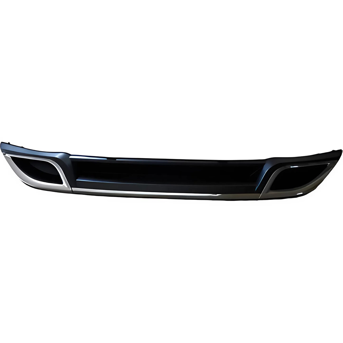 For Golf 7 / 7.5 2013-2017 Piano Glossy Black Diffuser ABS Plastic Rear Bumper Styling Accessory