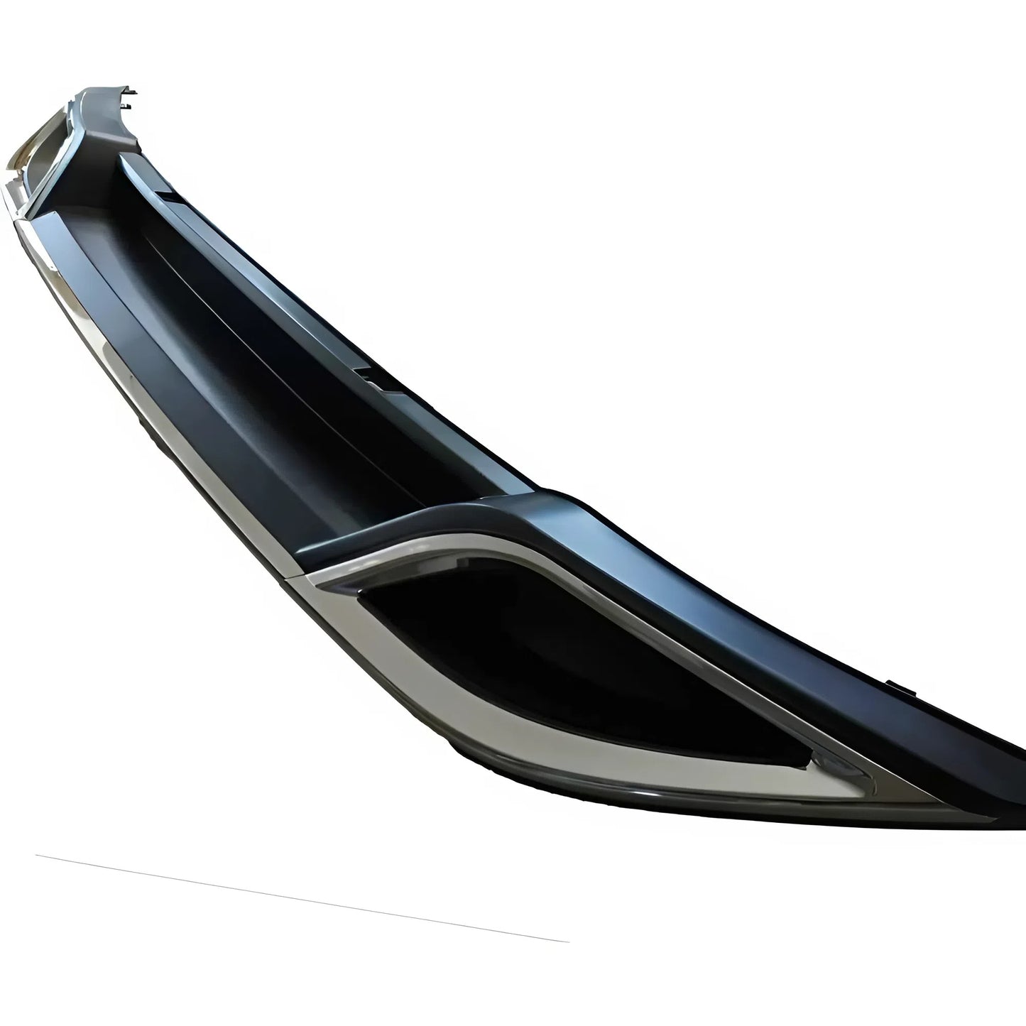 For Golf 7 / 7.5 2013-2017 Piano Glossy Black Diffuser ABS Plastic Rear Bumper Styling Accessory