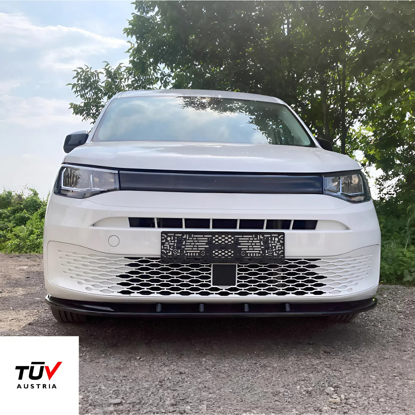 Compatible With VW Caddy MK5 2021+ Front Splitter Version 2 With ABE TÜV