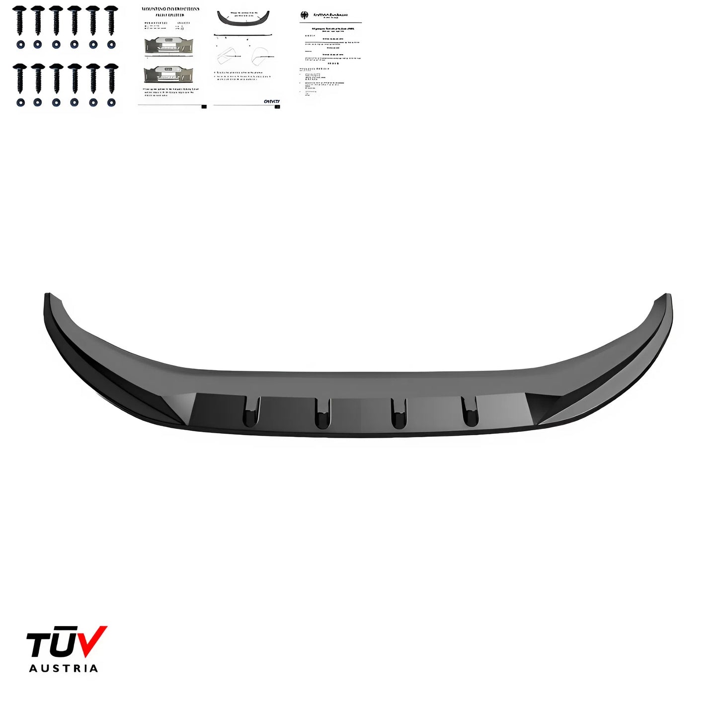 Compatible With VW Caddy MK5 2021+ Front Splitter Version 2 With ABE TÜV