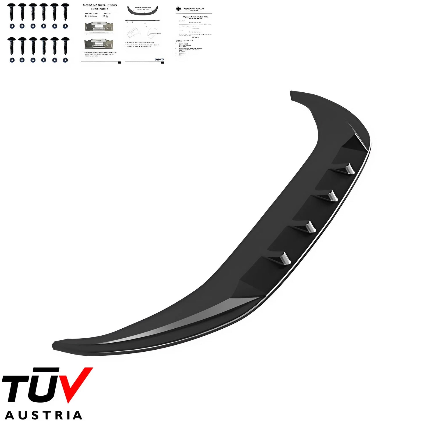 Compatible With VW Caddy MK5 2021+ Front Splitter Version 2 With ABE TÜV