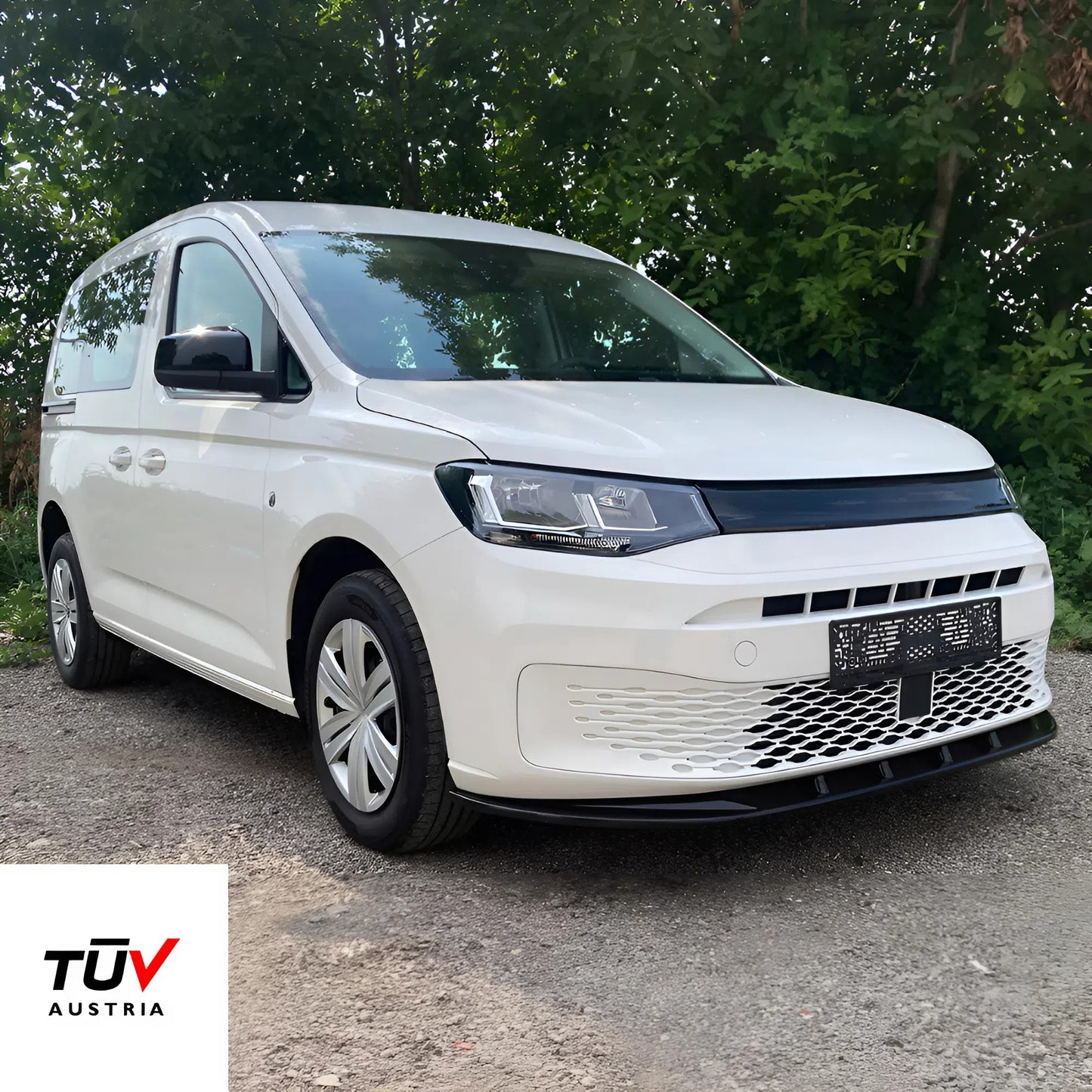 Compatible With VW Caddy MK5 2021+ Front Splitter Version 2 With ABE TÜV