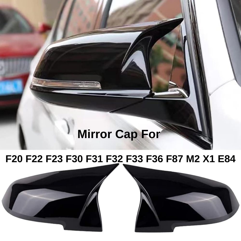 1 Pair Side Mirror Cover Cap Mirror Cap For BMW F20 F22 F23 F30 F31 F32 F33 F36 F87 E84