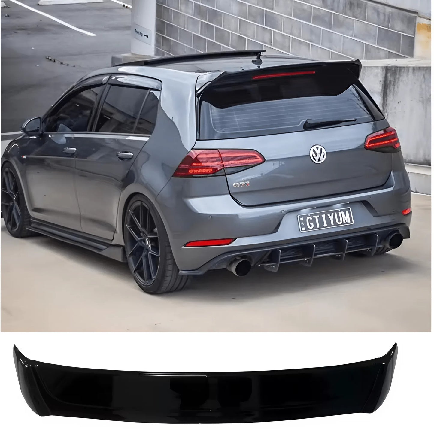 For VW Golf 7/7.5 Osir Style GTI/GTD/R/GTE & TDI/TSI/Standard 2012-2020 Rear Spoiler Exterior Upgrade