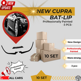 AutoVision NEW Cupra Bat-Lip 3 Pcs x 10 SET/Professionelly Painted - Front Bumper Lip All Cars Universal Model