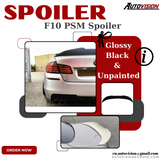 Rear Spoiler for BMW 5 Series F10 PSM Style Glossy Black/UNPAINTED (2010-2016) AUTOVISION