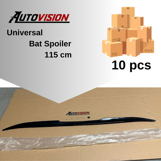 Aileron arrière 10 PCS./ BAT SPOILER 115 cm pour tous les modèles Aileron en plastique noir brillant