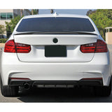 Rear Lip for BMW 3 Series F30 (Left Single Exhaust Pipe) Style 2012-2018 AUTOVISION