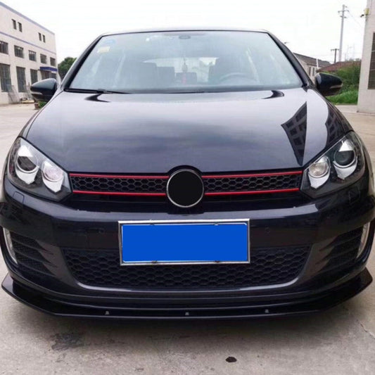 Lèvre avant pour moulage par injection Golf 6 GTI (trois sections)