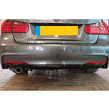 Rear Lip for BMW 3 Series F30 (Left Single Exhaust Pipe) Style 2012-2018 AUTOVISION