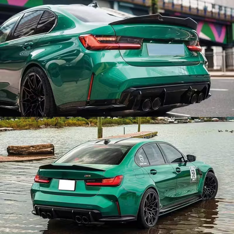 For G20 M3 PSM 330i G80 2019-2024 BMW 3 Series Rear Spoiler | Piano Black ABS | Dynamic Exterior Upgrade & Sporty Aerodynamics