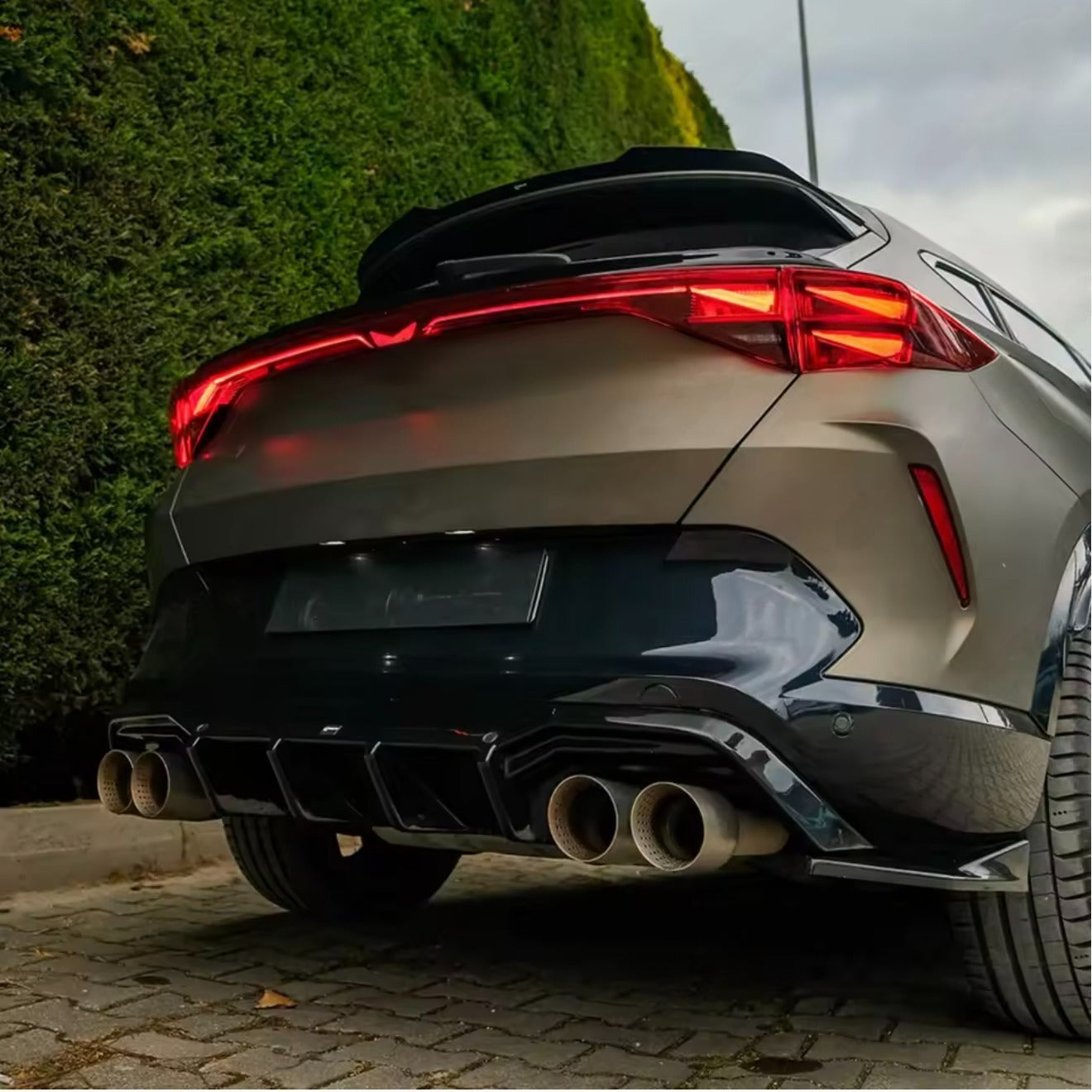 For Cupra Formentor MK1 Facelift Rear Spoiler 2024-2026 Piano Glossy Black ABS Plastic
