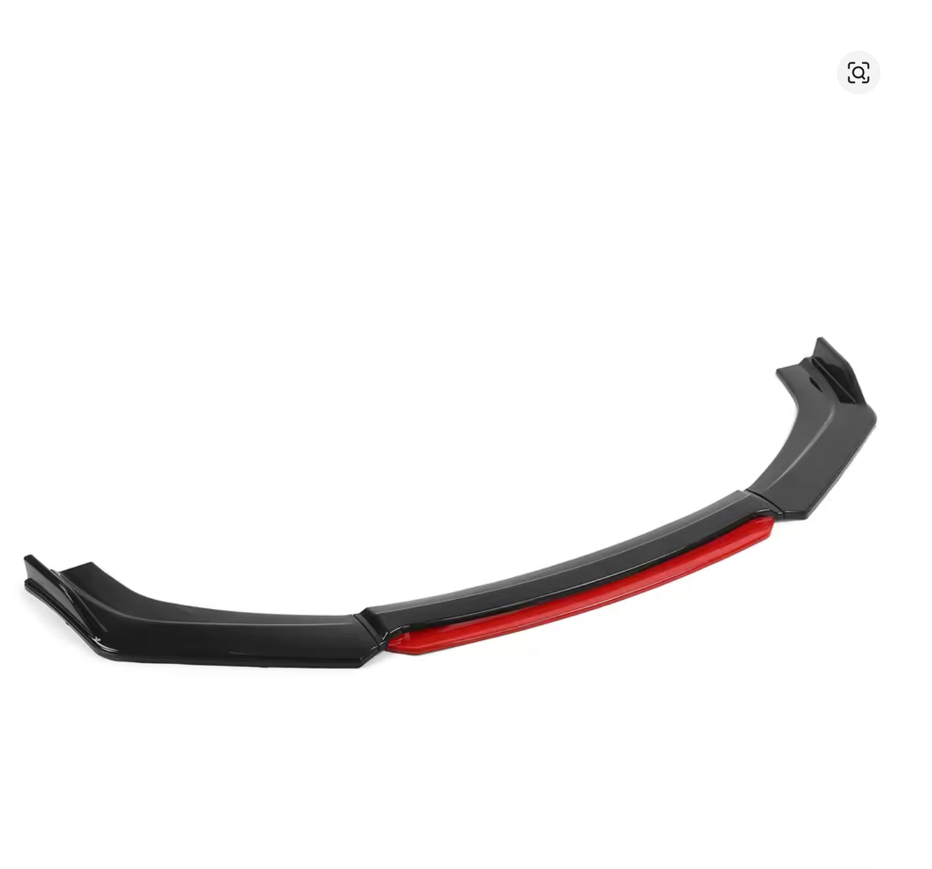 Universal Front Bumper Lip 4pcs Spoiler Chin Body Kit Exterior Aerodynamic Parts Bumper Front Spoiler Gloss Black ABS Splitter Kit