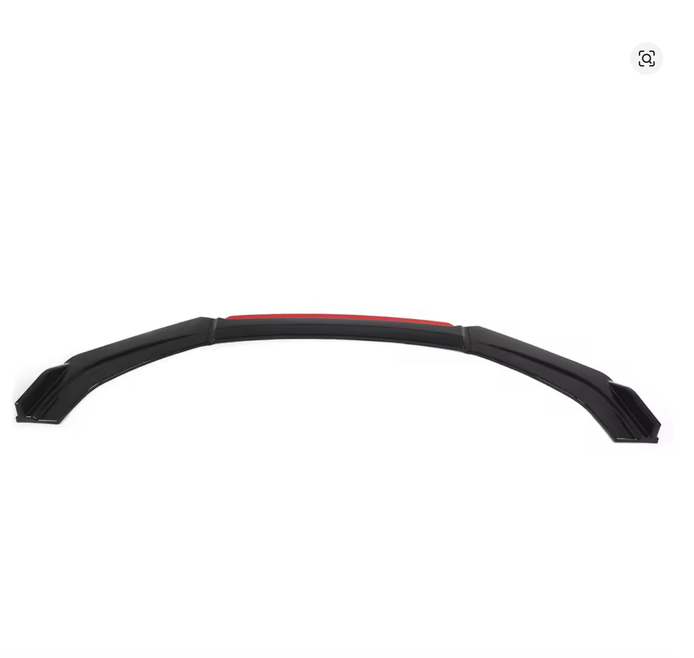 Universal Front Bumper Lip 4pcs Spoiler Chin Body Kit Exterior Aerodynamic Parts Bumper Front Spoiler Gloss Black ABS Splitter Kit